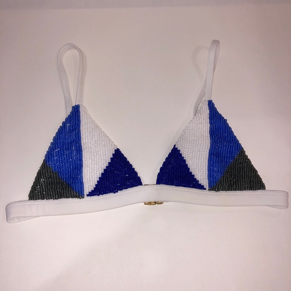 Skye & Staghorn beaded bikini top